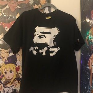 Black Japan bape T-shirt
